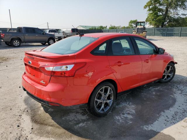 1FADP3F24EL194101 - 2014 FORD FOCUS SE RED photo 3