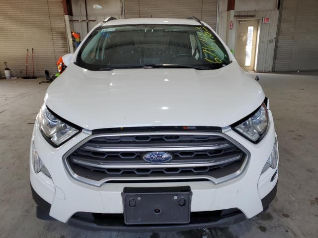MAJ6P1UL7JC233637 - 2018 FORD ECOSPORT SE WHITE photo 5