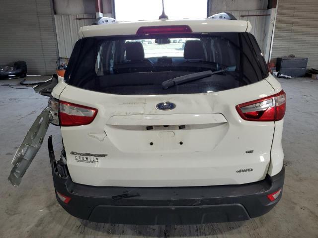 MAJ6P1UL7JC233637 - 2018 FORD ECOSPORT SE WHITE photo 6
