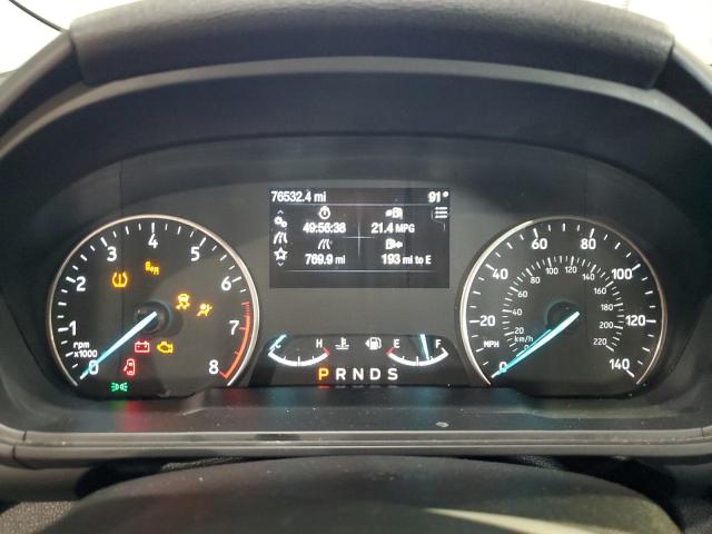 MAJ6P1UL7JC233637 - 2018 FORD ECOSPORT SE WHITE photo 9