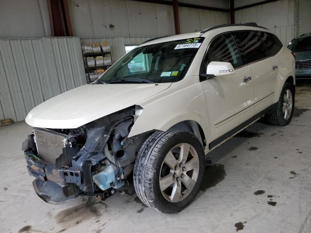 1GNKVJKD2FJ175893 - 2015 CHEVROLET TRAVERSE LTZ WHITE photo 1