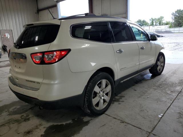 1GNKVJKD2FJ175893 - 2015 CHEVROLET TRAVERSE LTZ WHITE photo 3