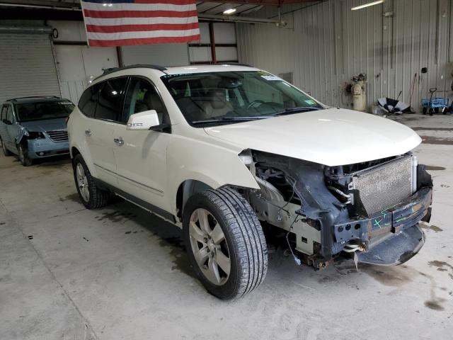 1GNKVJKD2FJ175893 - 2015 CHEVROLET TRAVERSE LTZ WHITE photo 4