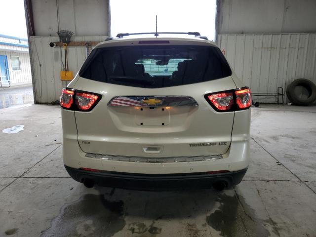 1GNKVJKD2FJ175893 - 2015 CHEVROLET TRAVERSE LTZ WHITE photo 6