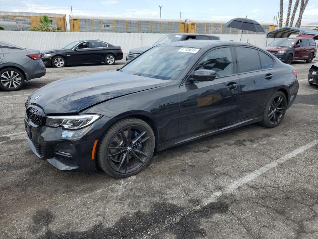 3MW5P7J04M8B61758 - 2021 BMW 330E BLACK photo 1