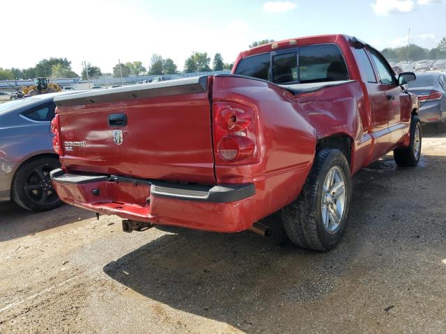 1D7HE42K68S528450 - 2008 DODGE DAKOTA SLT RED photo 3