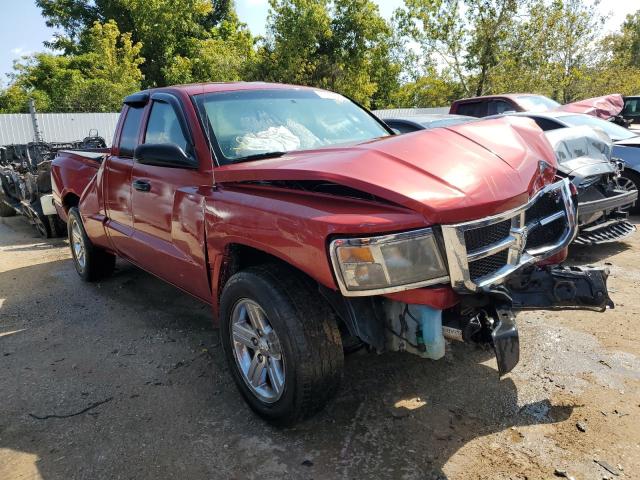 1D7HE42K68S528450 - 2008 DODGE DAKOTA SLT RED photo 4