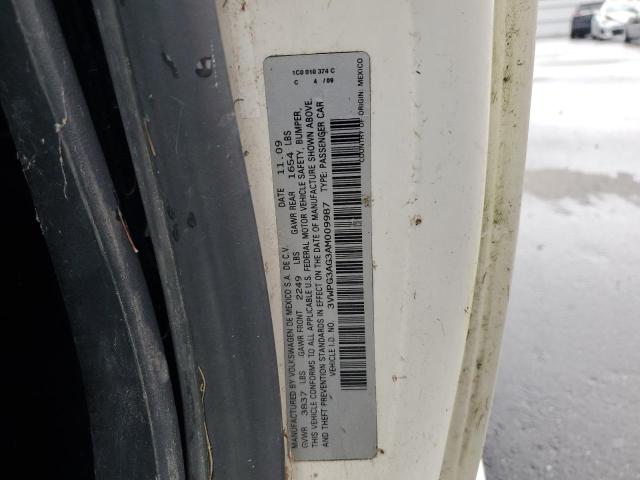 3VWPG3AG3AM009987 - 2010 VOLKSWAGEN NEW BEETLE Weiß Foto 12