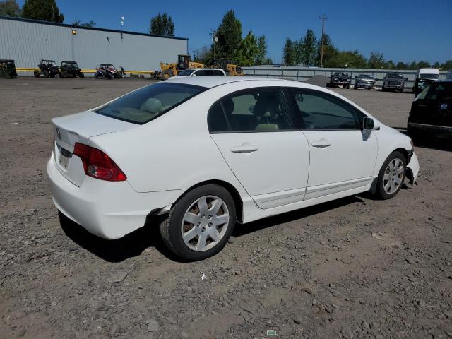 1HGFA16566L146170 - 2006 HONDA CIVIC LX WHITE photo 3