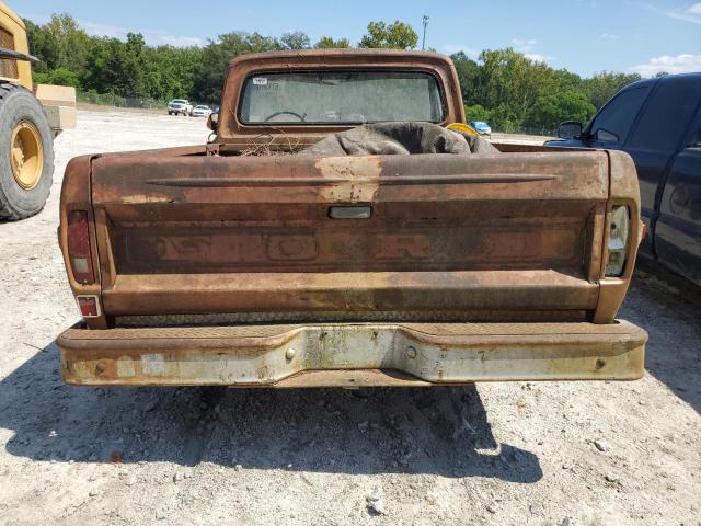 F10GNM40140 - 1971 FORD F100 BROWN photo 6