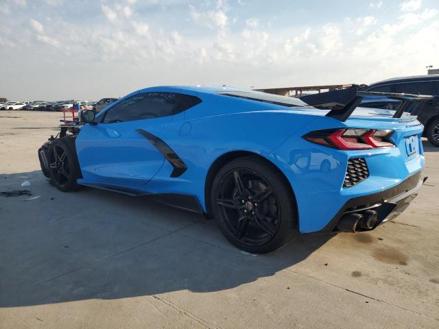 1G1YA2D43N5106700 - 2022 CHEVROLET CORVETTE STINGRAY 1LT BLUE photo 2