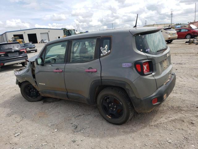 ZACNJAAB8LPL23104 - 2020 JEEP RENEGADE SPORT GRAY photo 2