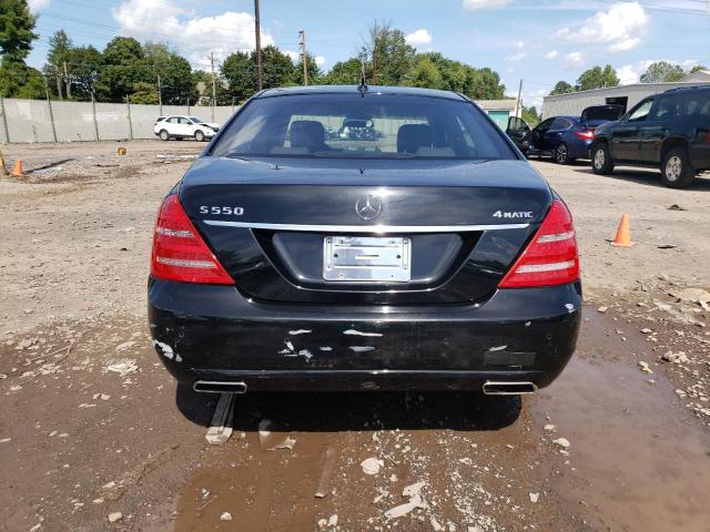 WDDNG9EBXDA527212 - 2013 MERCEDES-BENZ S550 550 4MATIC BLACK photo 6