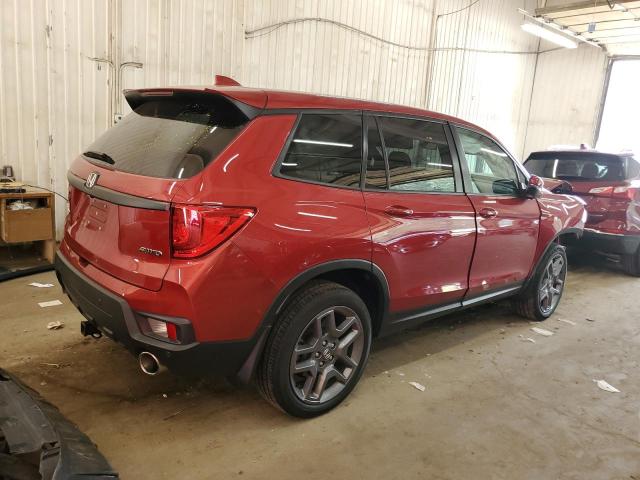 5FNYF8H57PB037980 - 2023 HONDA PASSPORT EXL Kırmızı fotoğraf 3