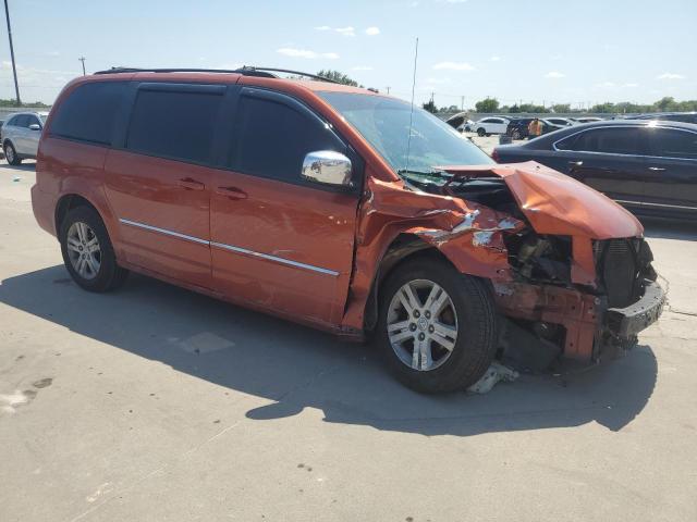 2D8HN54X48R685938 - 2008 DODGE GRAND CARA SXT ORANGE photo 4