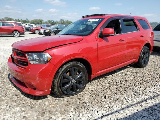 1C4SDJCT5CC336531 - 2012 DODGE DURANGO R/T RED photo 1