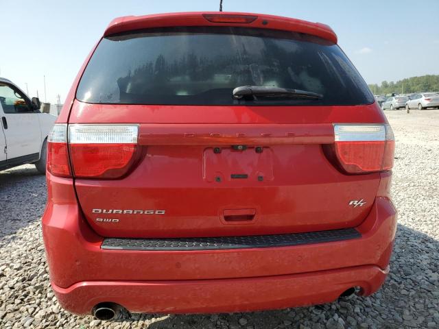 1C4SDJCT5CC336531 - 2012 DODGE DURANGO R/T RED photo 6