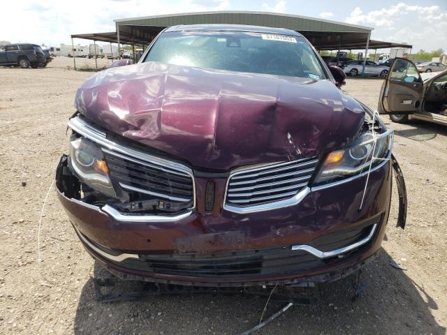 2LMPJ6LR1JBL31727 - 2018 LINCOLN MKX RESERVE BURGUNDY photo 5