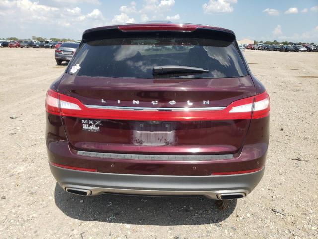 2LMPJ6LR1JBL31727 - 2018 LINCOLN MKX RESERVE Բորդո լուսանկար 6