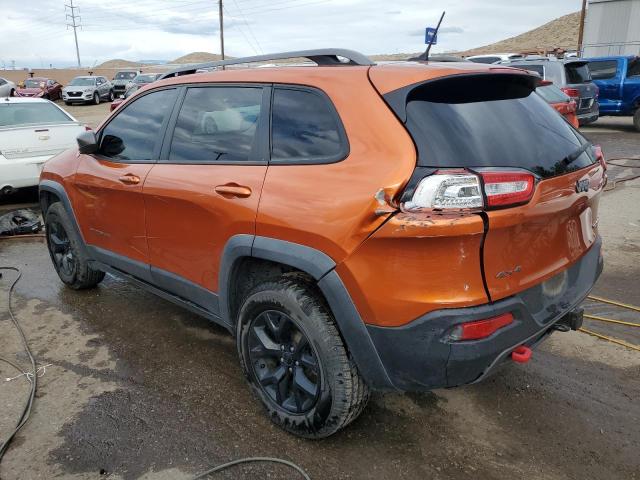 1C4PJMBS7EW215865 - 2014 JEEP CHEROKEE TRAILHAWK ORANGE photo 2