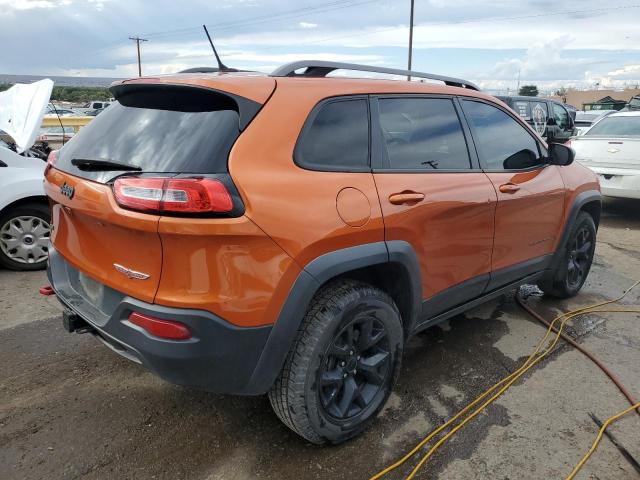 1C4PJMBS7EW215865 - 2014 JEEP CHEROKEE TRAILHAWK ORANGE photo 3