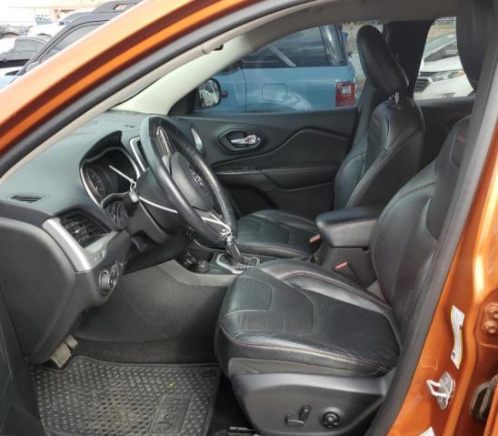 1C4PJMBS7EW215865 - 2014 JEEP CHEROKEE TRAILHAWK ORANGE photo 7