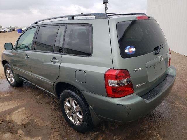 JTEEP21A770198411 - 2007 TOYOTA HIGHLANDER SPORT GREEN photo 2