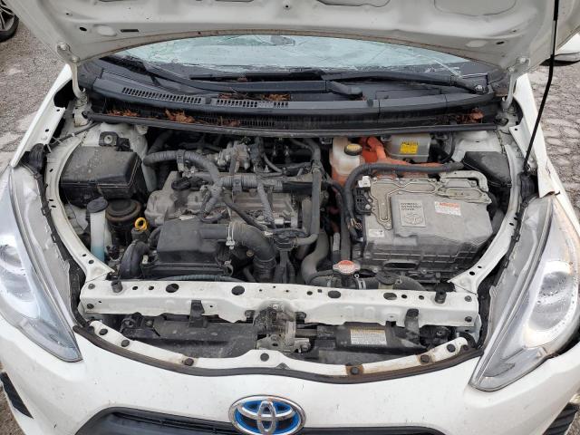 JTDKDTB35G1139423 - 2016 TOYOTA PRIUS C WHITE photo 12