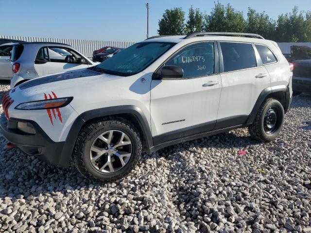 1C4PJMBS8GW192468 - 2016 JEEP CHEROKEE TRAILHAWK WHITE photo 1