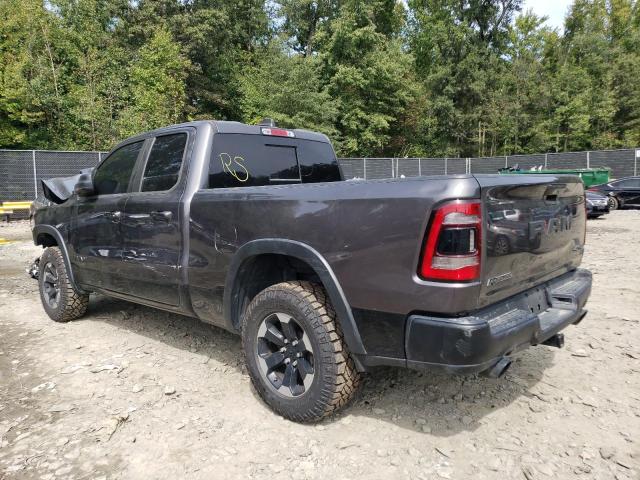 1C6SRFETXLN281128 - 2020 RAM 1500 REBEL GRAY photo 2