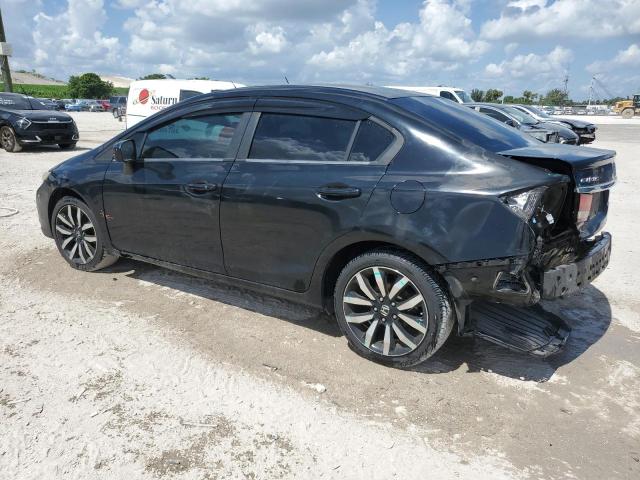 2HGFB2F97EH504636 - 2014 HONDA CIVIC EXL BLACK photo 2