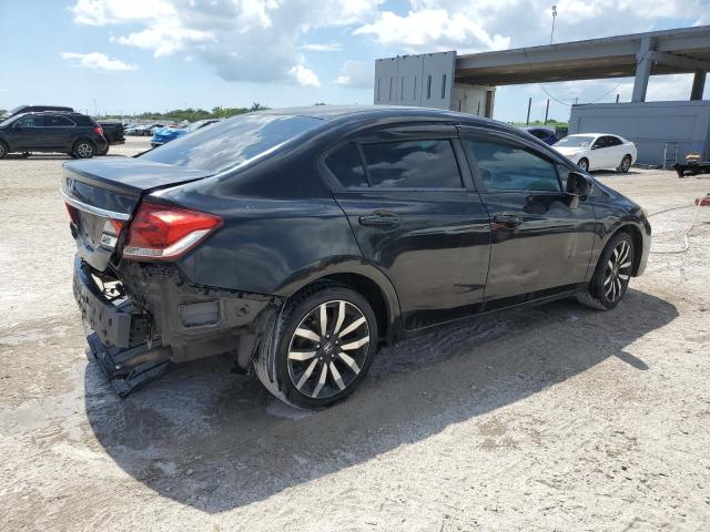 2HGFB2F97EH504636 - 2014 HONDA CIVIC EXL BLACK photo 3