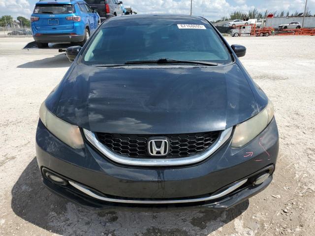 2HGFB2F97EH504636 - 2014 HONDA CIVIC EXL BLACK photo 5