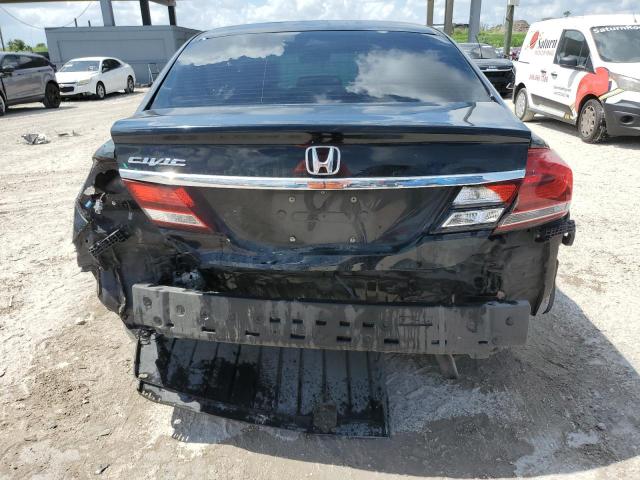 2HGFB2F97EH504636 - 2014 HONDA CIVIC EXL BLACK photo 6