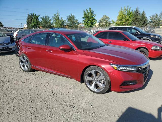 1HGCV2F99JA017375 - 2018 HONDA ACCORD TOURING 红色 照片 4