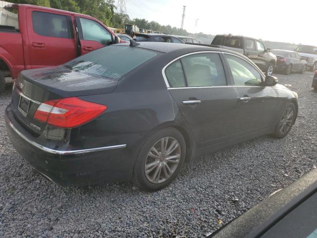 KMHGC4DD7CU185120 - 2012 HYUNDAI GENESIS 3.8L 黑色 照片 3