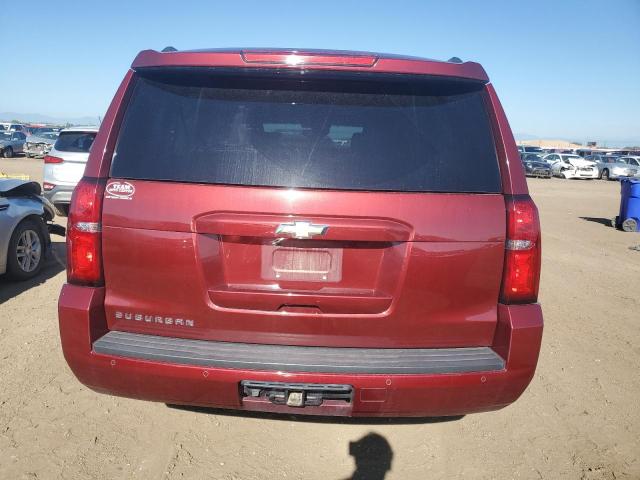 1GNSKHKC2KR364371 - 2019 CHEVROLET SUBURBAN K1500 LT RED photo 6