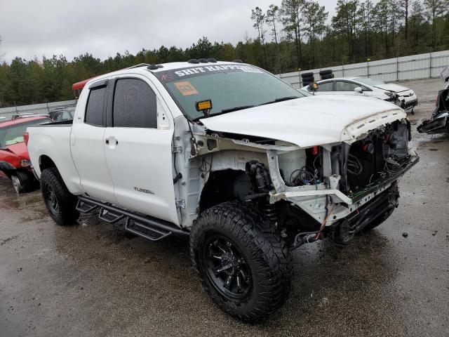 5TFRY5F17CX119026 - 2012 TOYOTA TUNDRA DOUBLE CAB SR5 WHITE photo 1