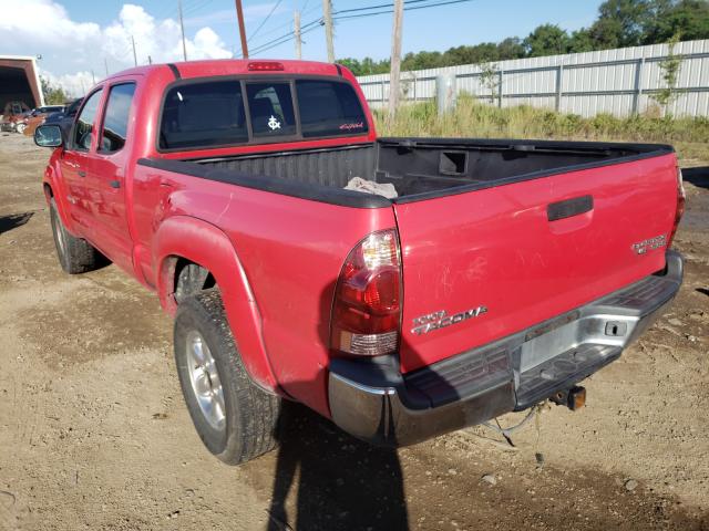 5TEKU72N46Z211953 - 2006 TOYOTA TACOMA DOUBLE CAB PRERUNNER LONG BED RED photo 3