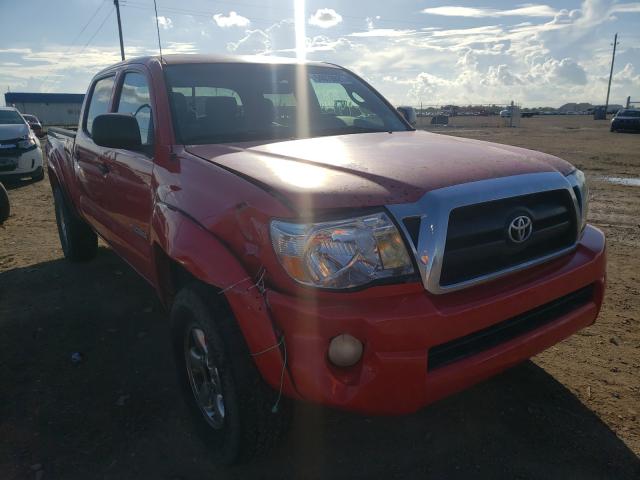 5TEKU72N46Z211953 - 2006 TOYOTA TACOMA DOUBLE CAB PRERUNNER LONG BED RED photo 9