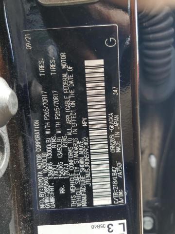 JTENU5JR0N5990402 - 2022 TOYOTA 4RUNNER SR5/SR5 PREMIUM 黑色 照片 13