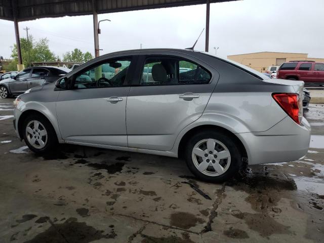 1G1JA5SG1D4148996 - 2013 CHEVROLET SONIC LS SILVER photo 2