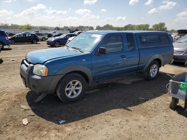 1N6DD26S22C317898 - 2002 NISSAN FRONTIER KING CAB XE BLUE photo 1