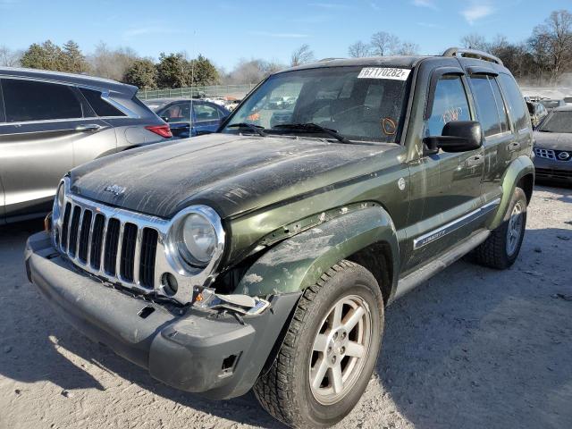 1J4GL58K86W271509 - 2006 JEEP LIBERTY LIMITED GREEN photo 1