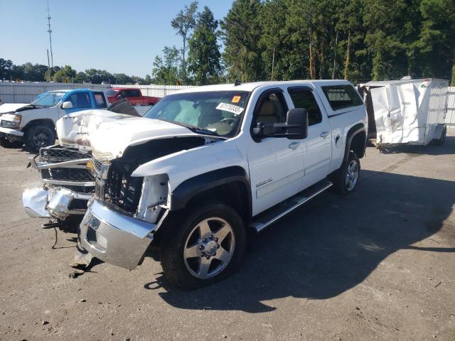 1GC1KYE87EF181792 - 2014 CHEVROLET SILVERADO K2500 HEAVY DUTY LTZ WHITE photo 1