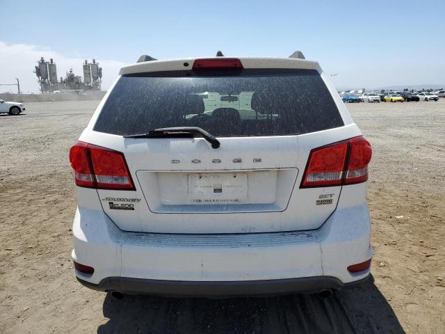 3C4PDCBG3ET126748 - 2014 DODGE JOURNEY SXT WHITE photo 6