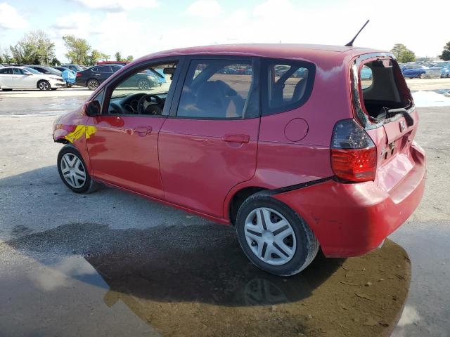 JHMGD38417S048275 - 2007 HONDA FIT RED photo 2