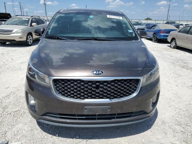 KNDMC5C19G6128867 - 2016 KIA SEDONA EX GRAY photo 5