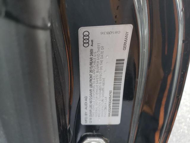 WAUGGAFR0EA054760 - 2014 AUDI S5 PREMIUM PLUS 黑色 照片 12
