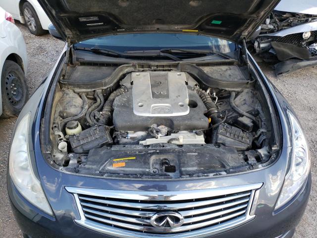 JN1DV6AP0CM700134 - 2012 INFINITI G25 BASE GRAY photo 11